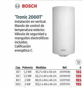 Bauhaus 'tronic 2000t' bosch oferta