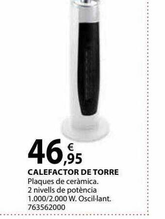 Fes Més Calefactor de torre oferta