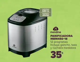 Carrefour Mandine panificadora mbm450-18 oferta