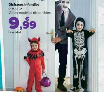 Carrefour Disfraces infantiles o adulto oferta