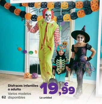 Carrefour Disfraces infantiles o adulto oferta