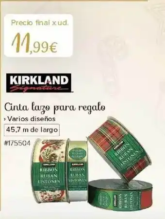 Costco Kirkland signature cinta lazo para regalo oferta