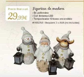 Costco Figuritas de madera oferta