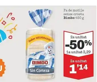 Sorli Pa de motlle sense crosta bimbo oferta