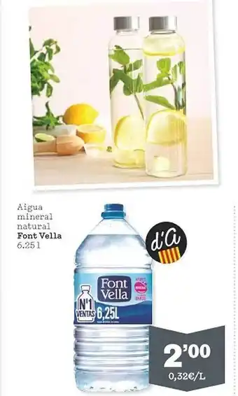 Sorli Aigua mineral natural font vella oferta