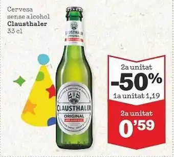 Sorli Cervesa sense alcohol clausthaler oferta