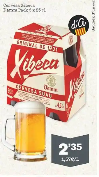 Sorli Cervesa xibeca damm pack 6 x 25 cl oferta