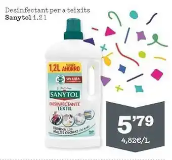 Sorli Desinfectant per a teixits sanytol oferta