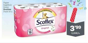 Sorli Paper higiènic blanc scottex oferta