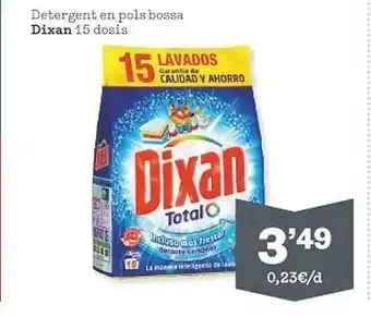 Sorli Detergent en pols bossa dixan oferta