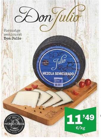 Sorli Formatge semicurat don julio oferta
