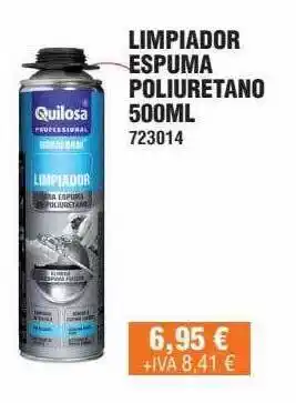 Optimus Limpiador espuma poliuretano 500ml oferta