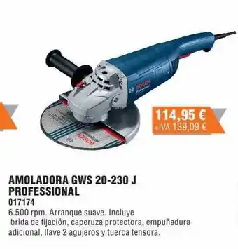 Optimus Amoladora gws 20-230 j professional oferta