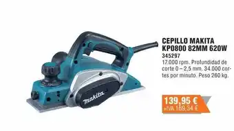 Optimus Cepillo makita kp0800 82mm 620w oferta