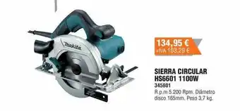 Optimus Sierra circular hs6601 1100w oferta