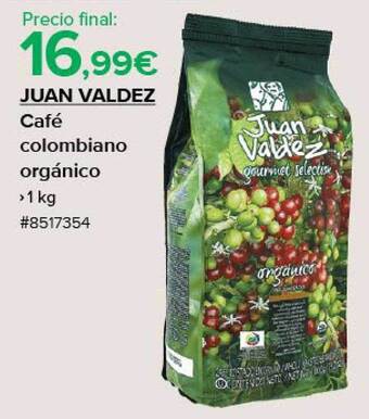 Costco Juan valdez café colombiano orgánico oferta