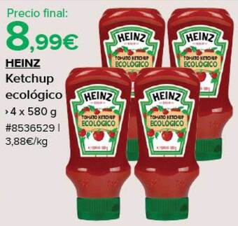 Costco Heinz ketchup ecológico oferta