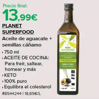 Costco Planet superfood aceite de aguacate + semillas cáñamo oferta