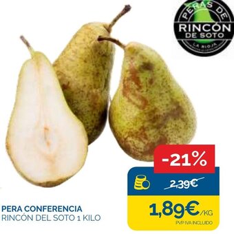 Cash Ecofamilia Pera Conferencia oferta