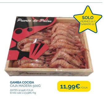 Cash Ecofamilia Gamba Cocida oferta