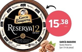 Coviran García Baquero Queso Reserva oferta