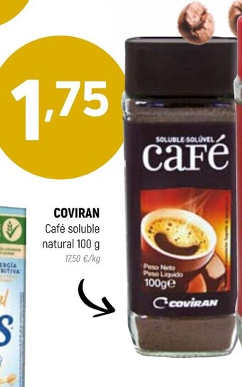 Coviran Coviran Café Soluble Natural 100g oferta