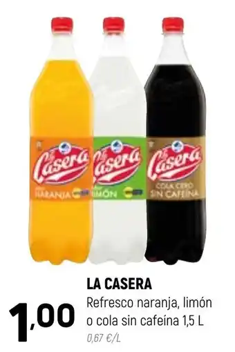 Coviran La Casera Refresco Naranja oferta
