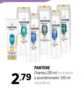 Coviran Pantene Champú 250ml o Acondicionador 200ml oferta