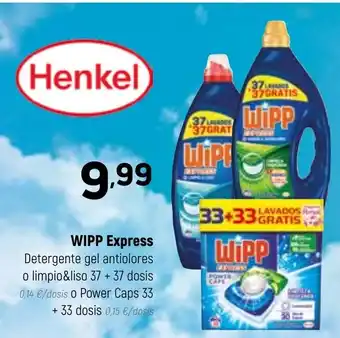 Coviran Wipp Express Detergente Gel Antiolores oferta