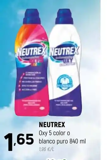 Coviran Neutrex Oxy 5 Color o Blanco Puro 840ml oferta