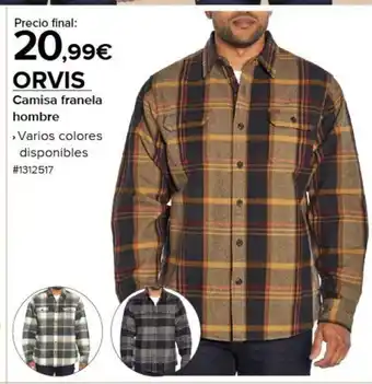 Costco Camisa Franela Hombre oferta