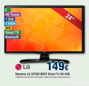 FROIZ Televisor LG 24TQ510SPZ Smart Tv HD USB oferta