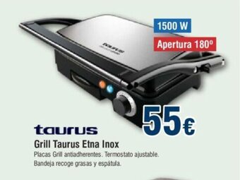 FROIZ Grill Taurus Etna Inox oferta
