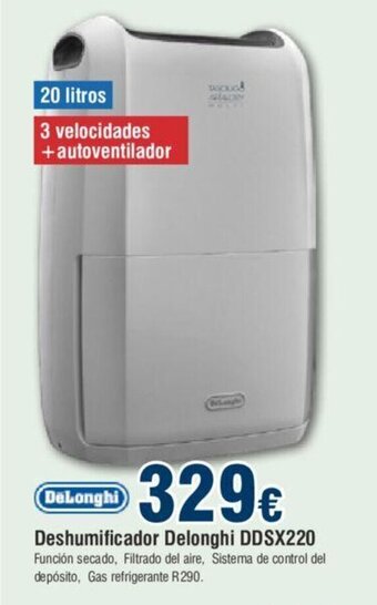 FROIZ Deshumidificador Delonghi DDSX220 oferta