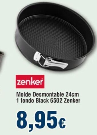 FROIZ Molde desmontable 24cm 1 Fondo Black 6502 Zenker oferta