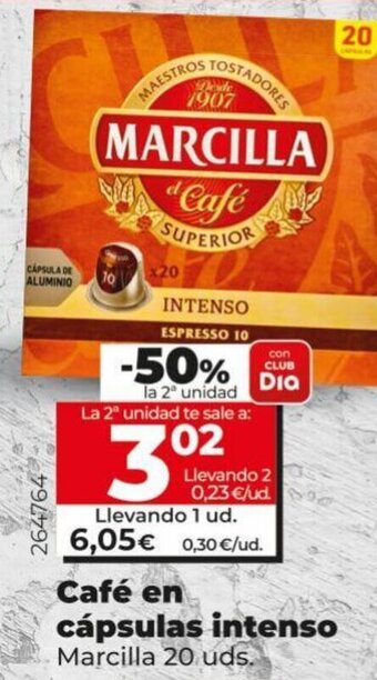 Dia Café en Cápsulas Intenso oferta