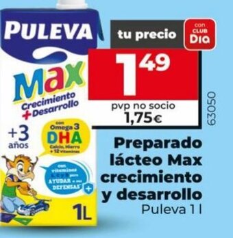 Dia Preparado Lácteo Max Crecimiento Y Desarrollo oferta