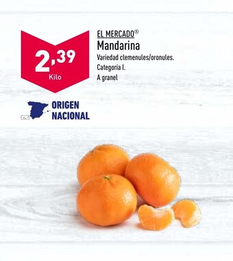 ALDI Mandarina oferta