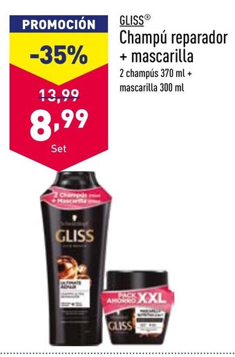 ALDI Champú Reparador + Mascarilla oferta