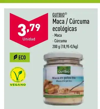 ALDI Maca / Cúrcuma Ecológicas oferta