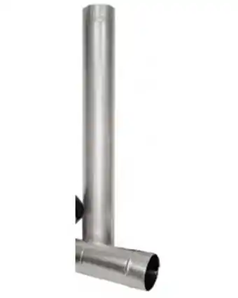 ferrOkey Tubo estufa liso 110mm acero galvanizado theca 7500004 oferta