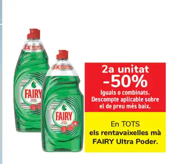 Carrefour Fairy Ultra Poder els rentavaixelles má oferta