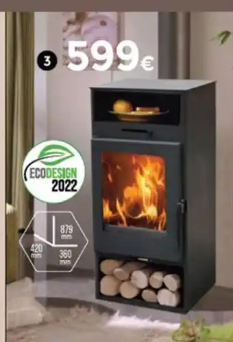 BigMat Estufa de Leña Nijar Ecodesign oferta