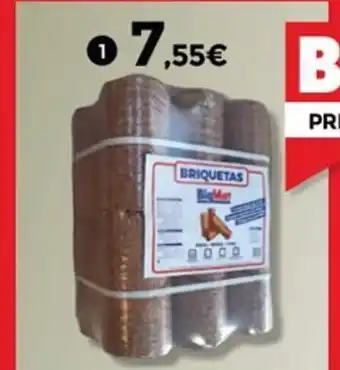 BigMat Briquetas De Madera Pack 15kg. oferta