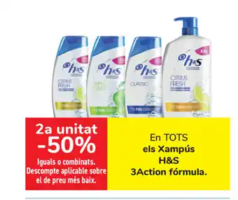 Carrefour H&S els Xampús 3 Action Fórmula oferta