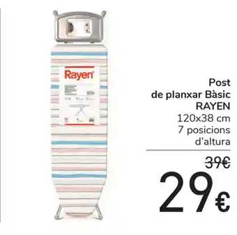Carrefour Rayen Post de planxar Básic 120x38xm oferta