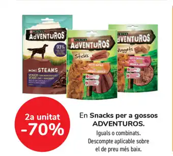 Carrefour Adventuros En Snacks per a gossos oferta