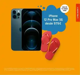 Yoigo Iphone 12 Pro Max 5g oferta