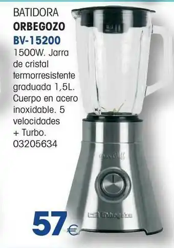 Master Cadena Batidora Orbegozo Bv-15200 oferta
