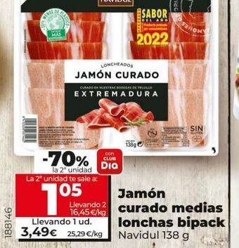 Maxi Dia Jamón curado navidul oferta